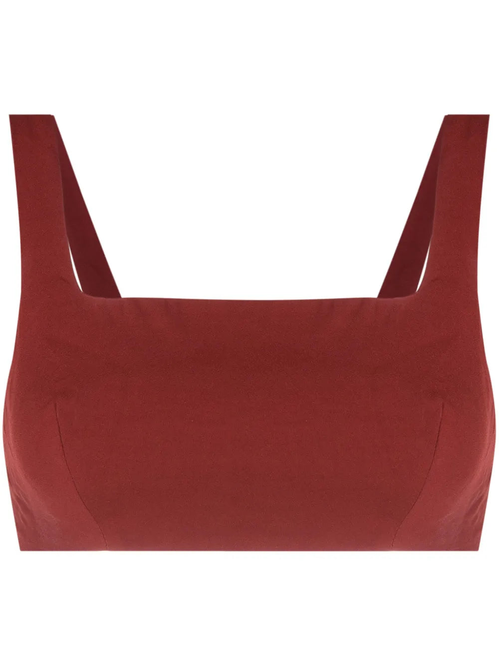 Square-Neck Cropped Top