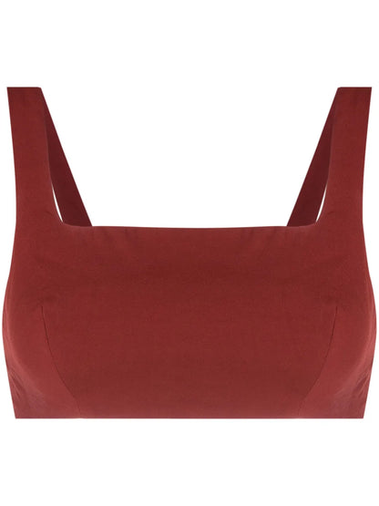 Square-Neck Cropped Top