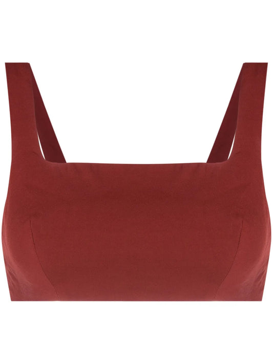 Square-Neck Cropped Top