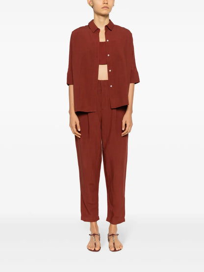 Square-Neck Cropped Top
