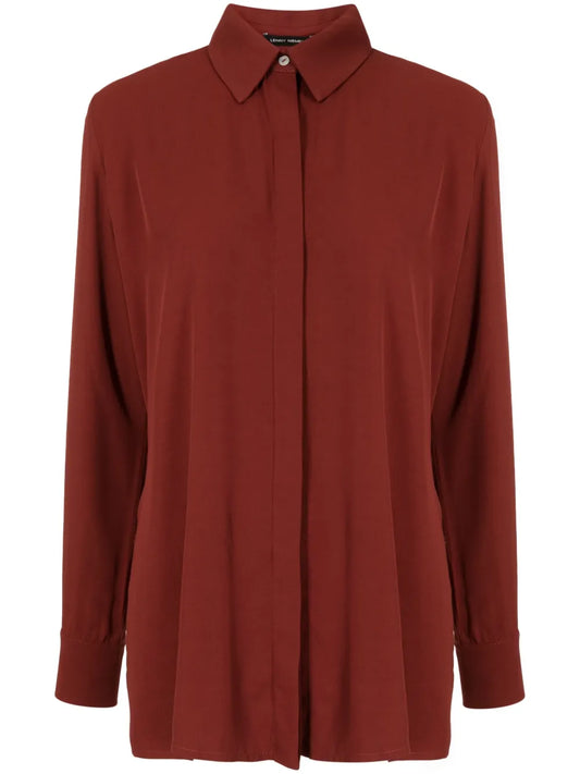 Concealed-Button Shirt