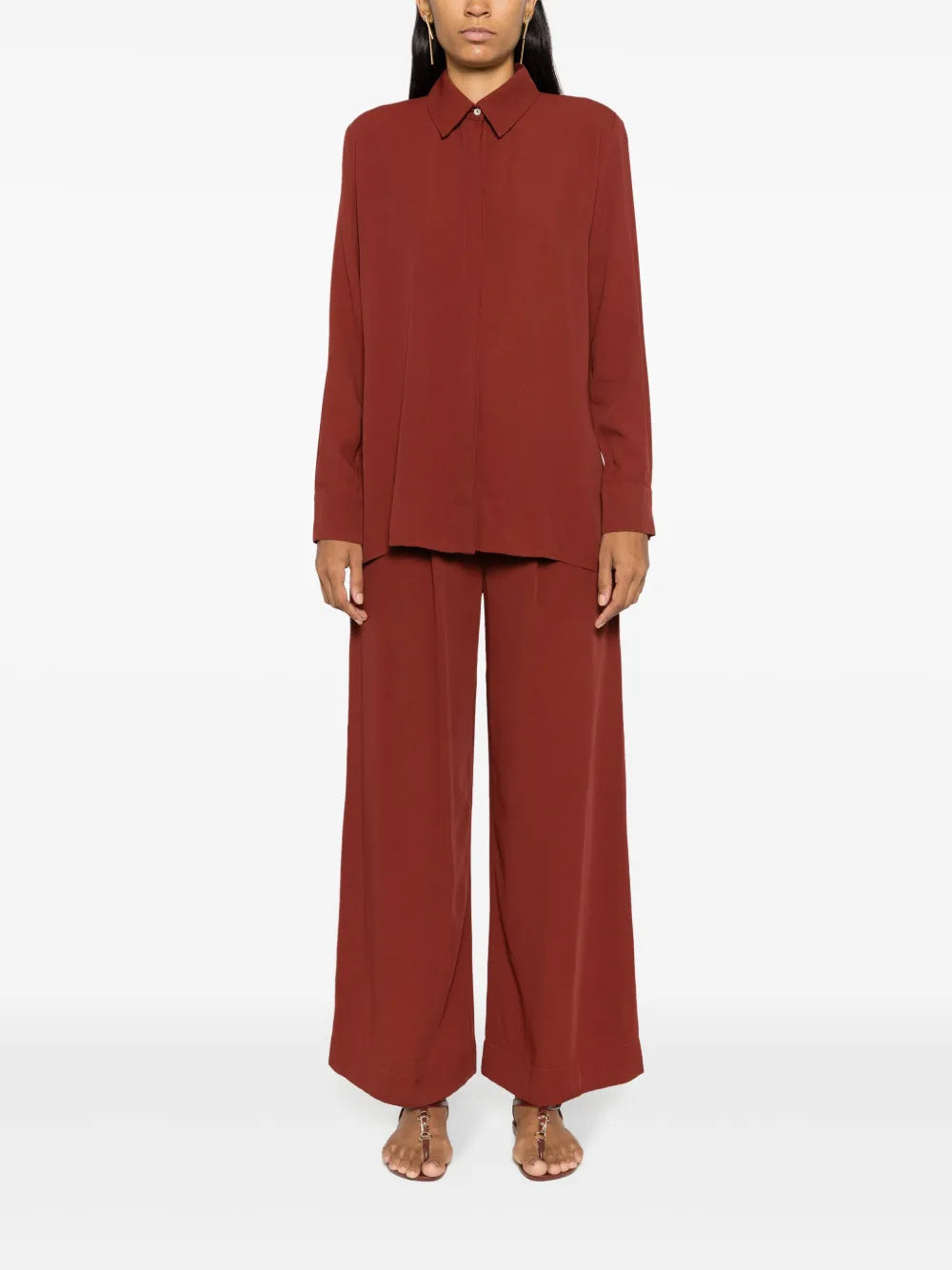 Concealed-Button Shirt