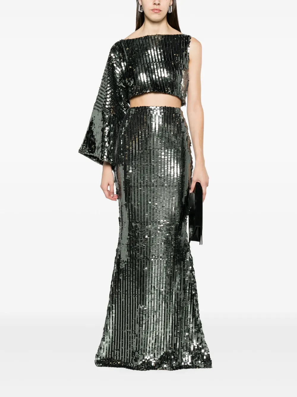 Sequinned Maxi Skirt