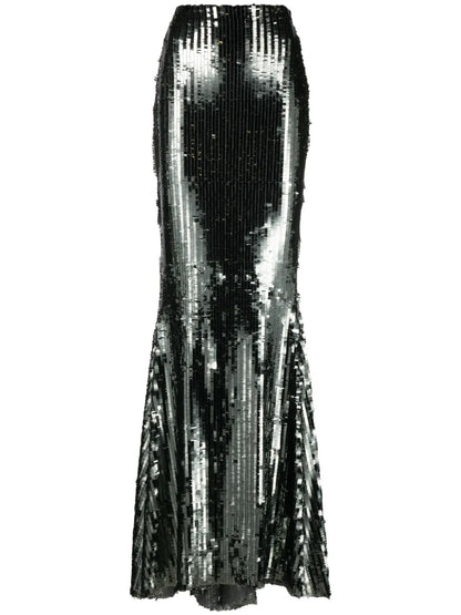 Sequinned Maxi Skirt