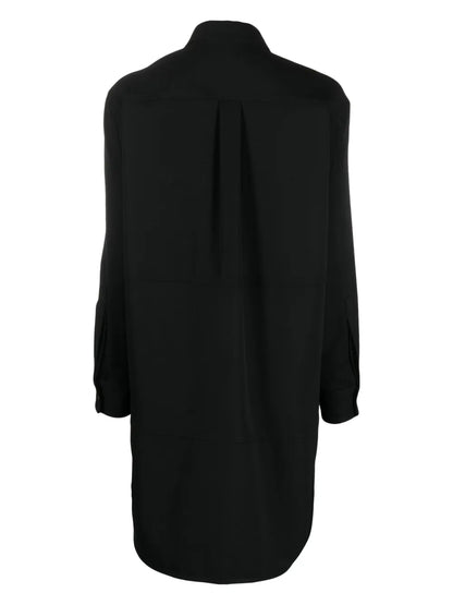 Wool Shirt Minidress