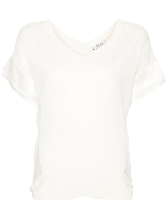 V-Neck Knitted Top