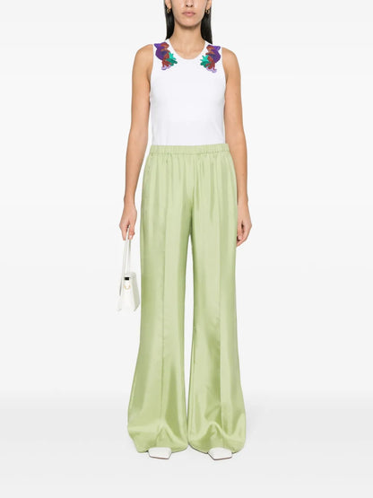 Bead-Embroidered Tank Top