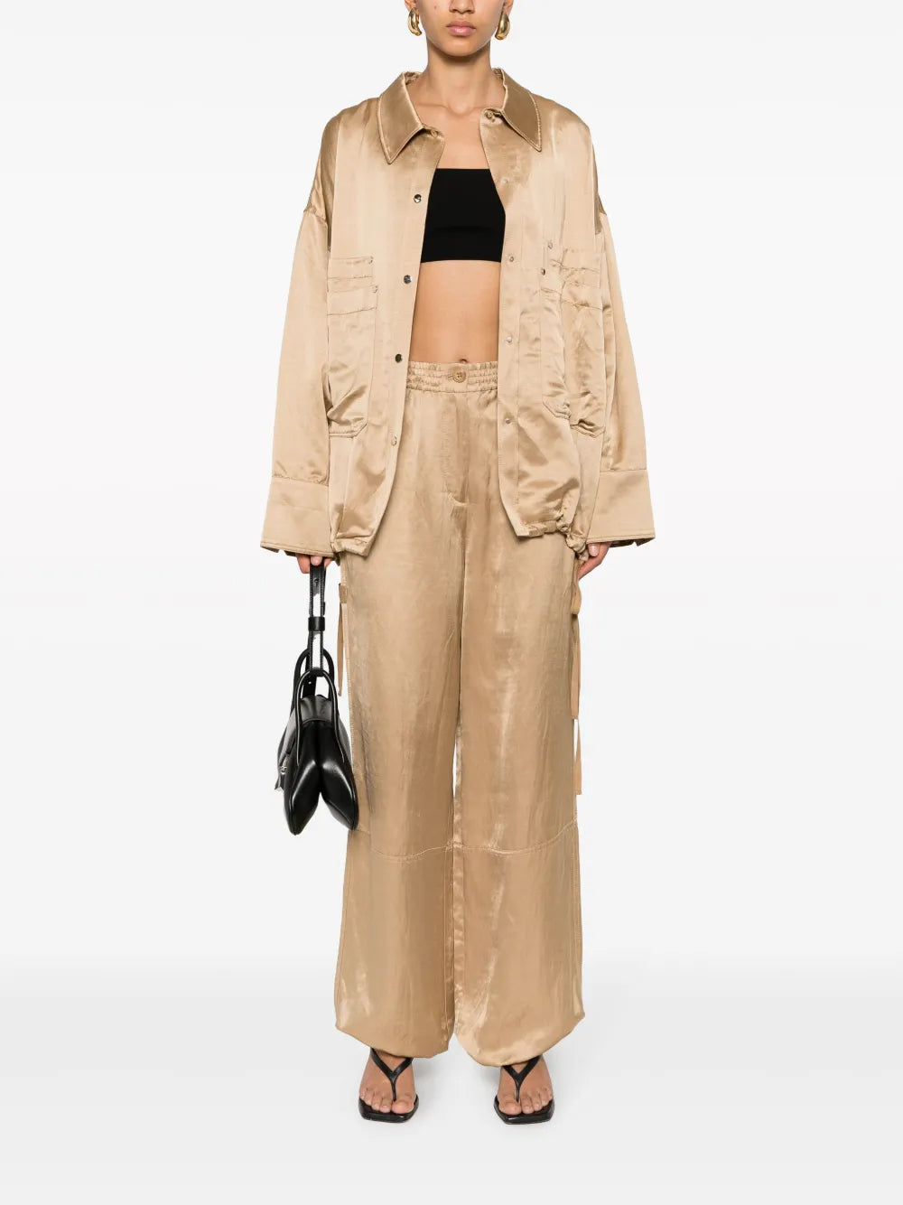 Slouchy Coolness Straight-Leg Trousers