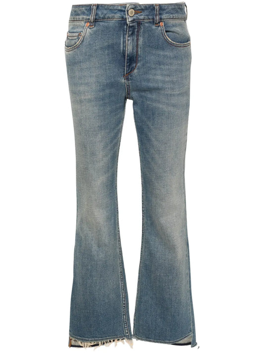 Mid-Rise Bootcut Jeans