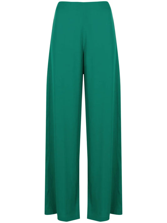 Zip-Fastening Palazzo Pants