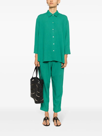 Curved-Hem Shirt