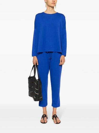 Drawstring Cropped Trousers