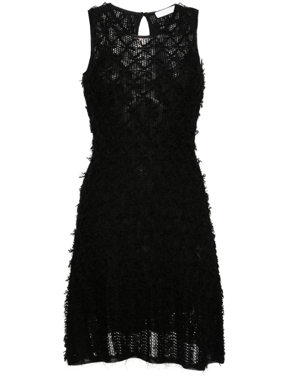 Frayed Mini Dress