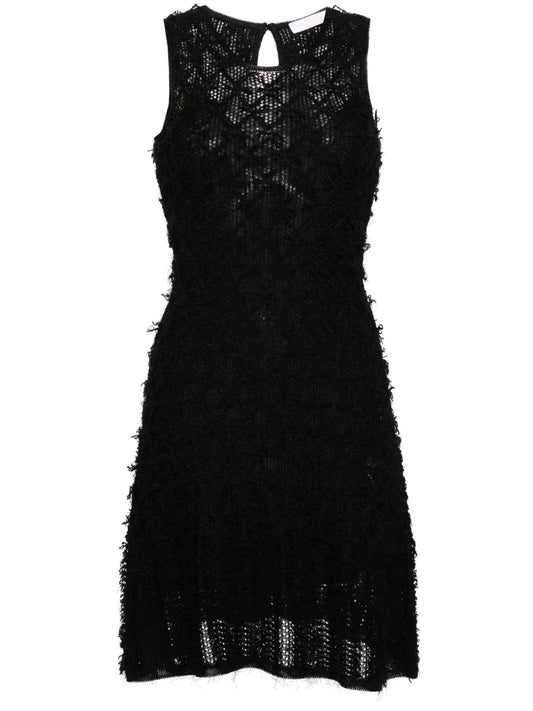 Frayed Mini Dress