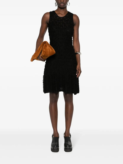 Frayed Mini Dress