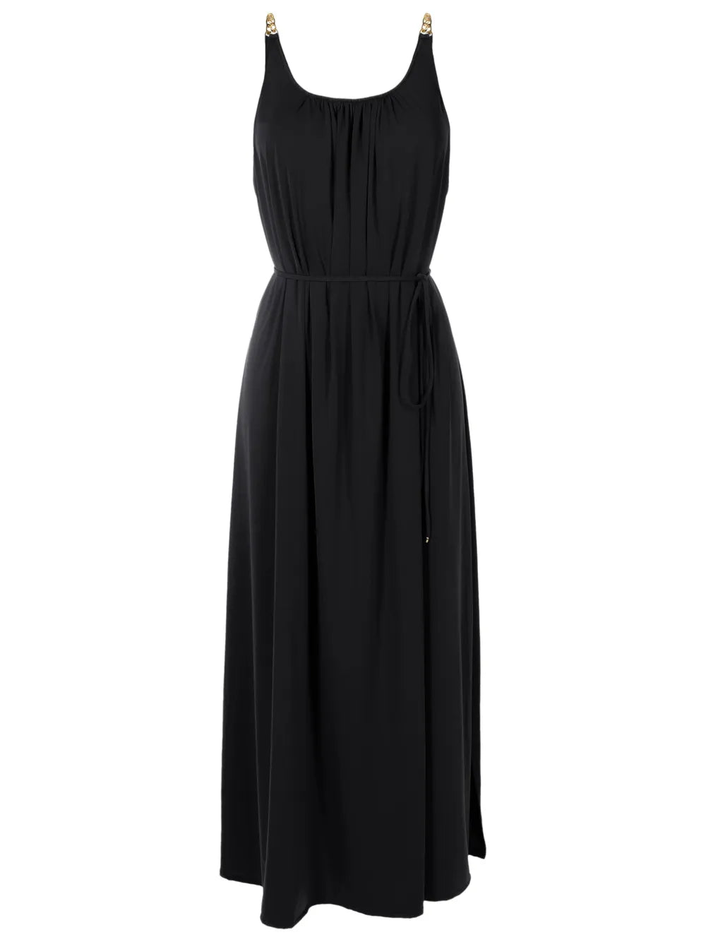 Chain-Embellished Beach Dress