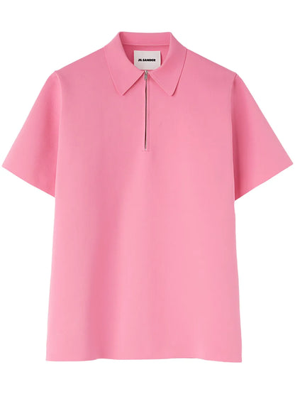 Zipped Polo Shirt