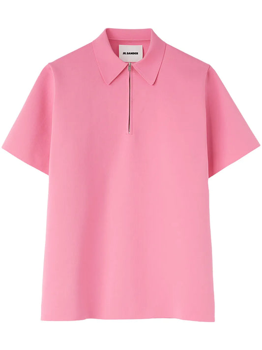 Zipped Polo Shirt