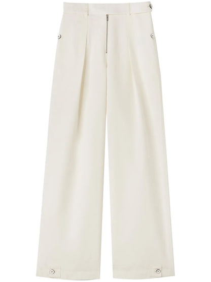 High-Waist Wide-Leg Trousers