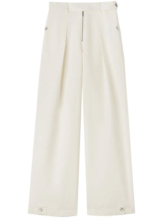 High-Waist Wide-Leg Trousers