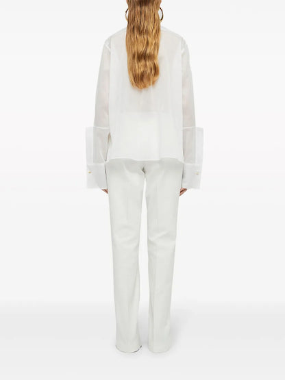 Tailored Cotton Trousers