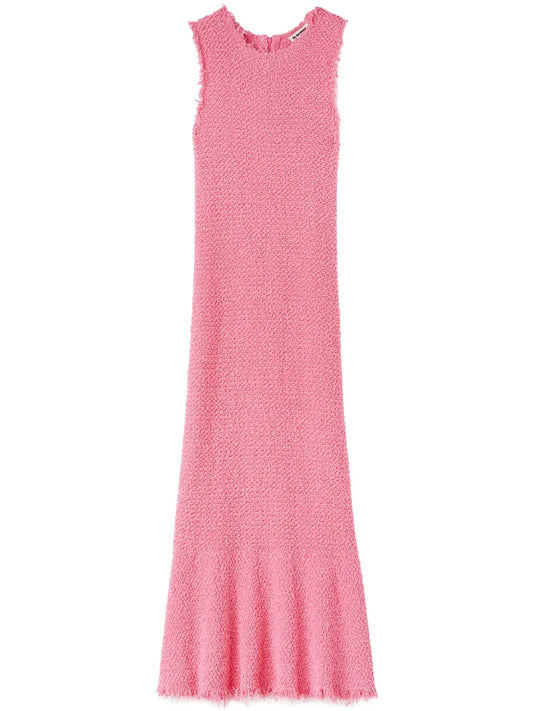 Embroidered Sleeveless Maxi Dress