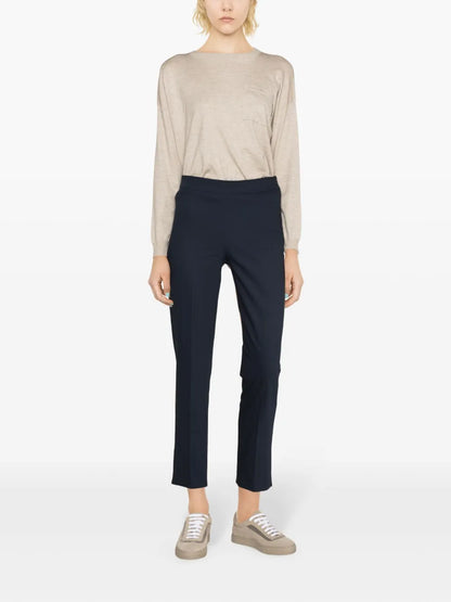 Tailored Cotton-Blend Trousers