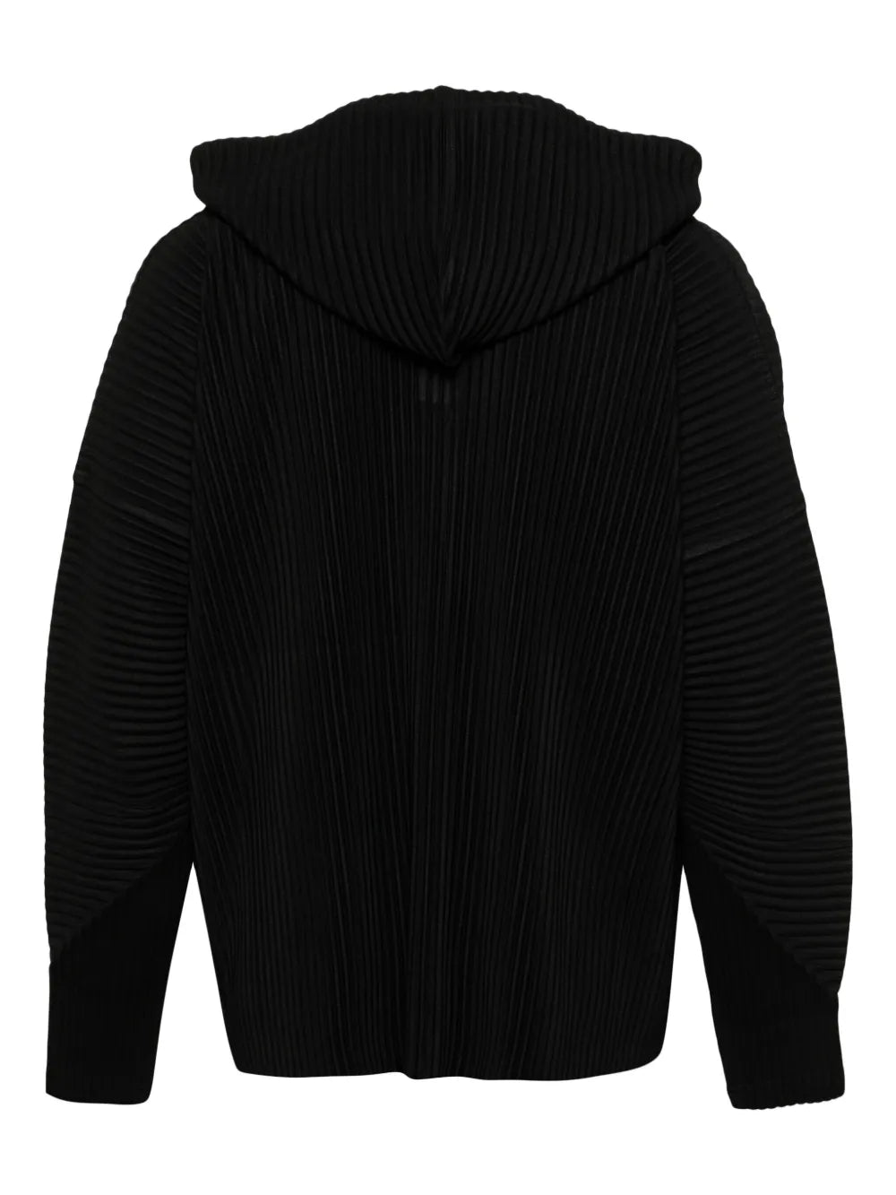 Pleated Drawstring Hoodie