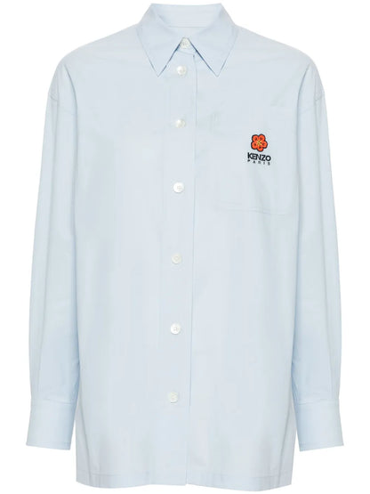 Boke Flower Logo-Embroidered Shirt