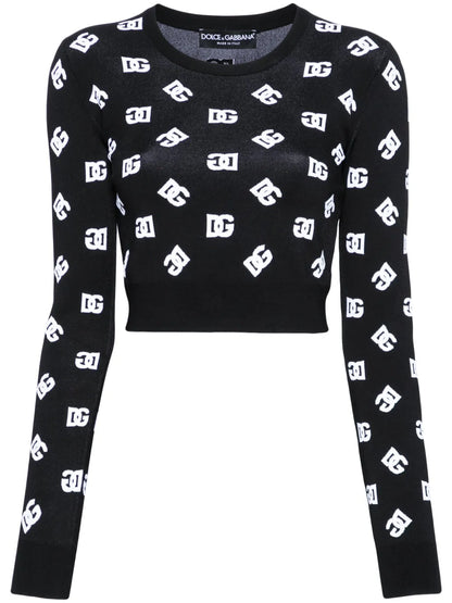 Dg-Logo Jacquard Sweater