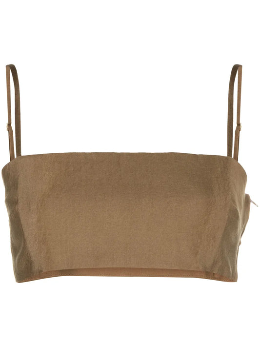 Tereza Square-Neck Crop Top