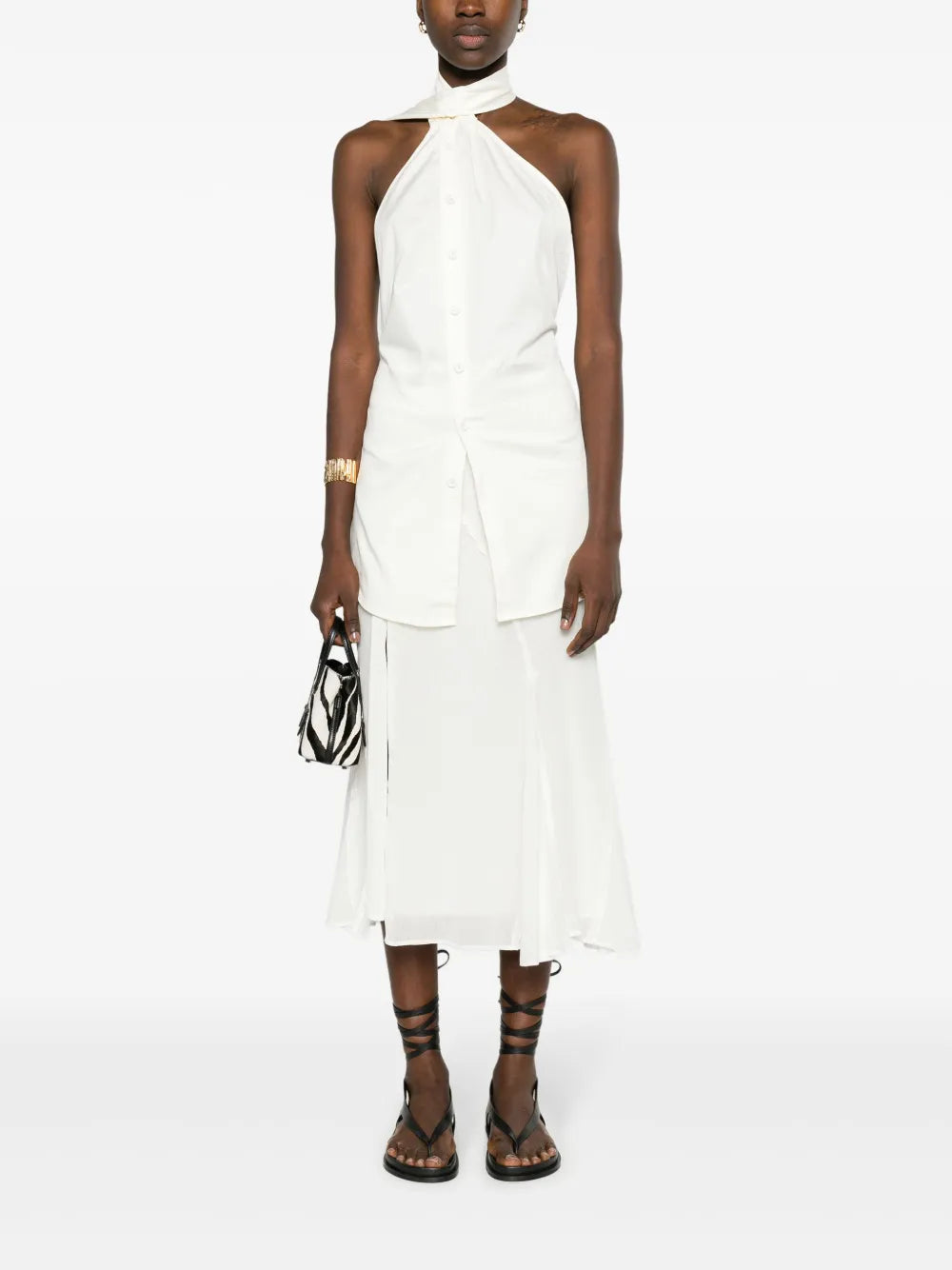Dallas High-Waisted Midi Skirt