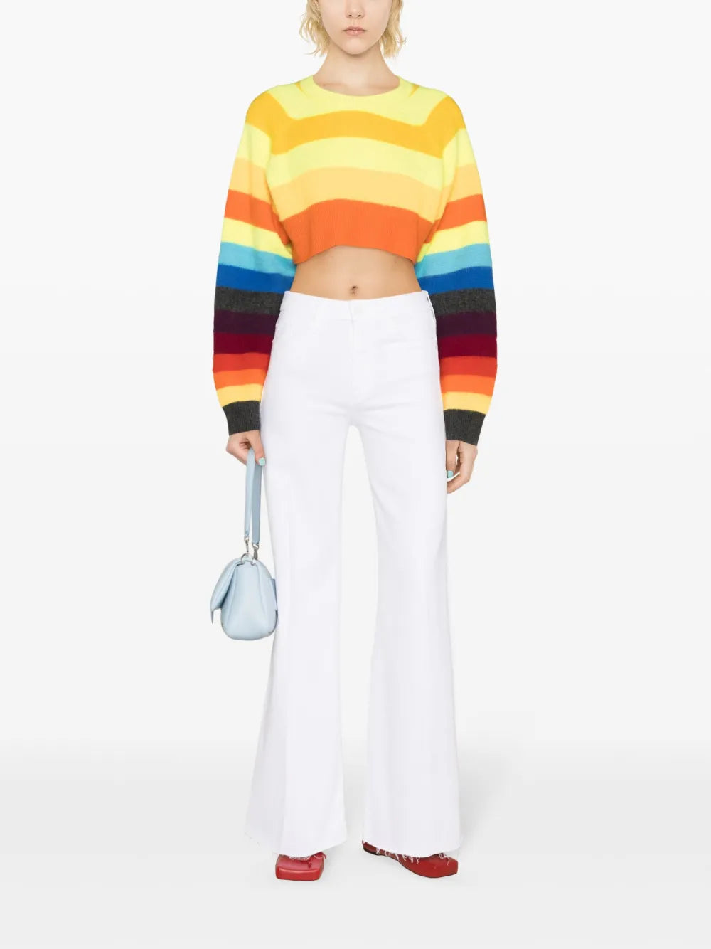 The Roller Fray Flared Jeans
