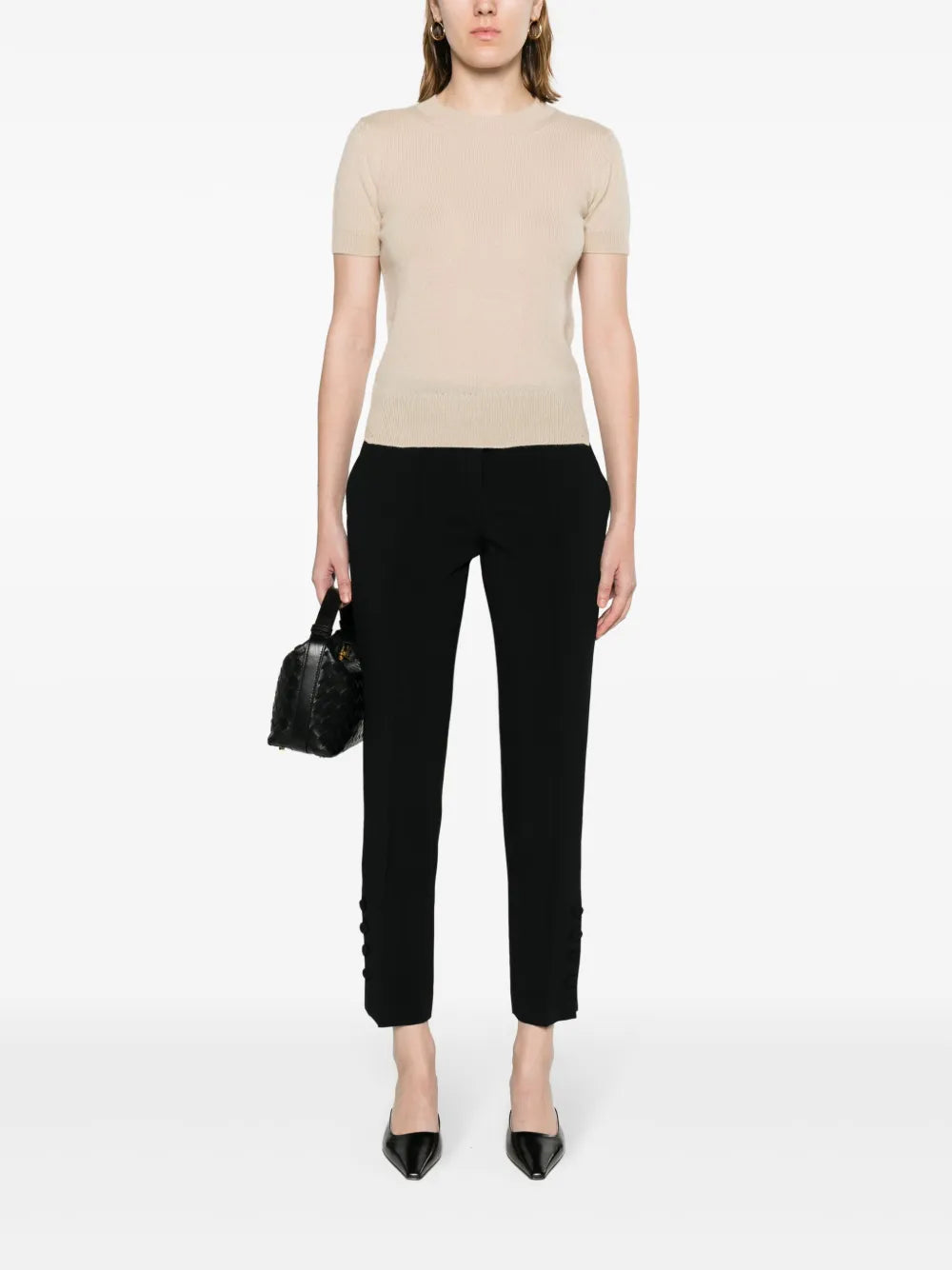 Crew-Neck Cashmere Top