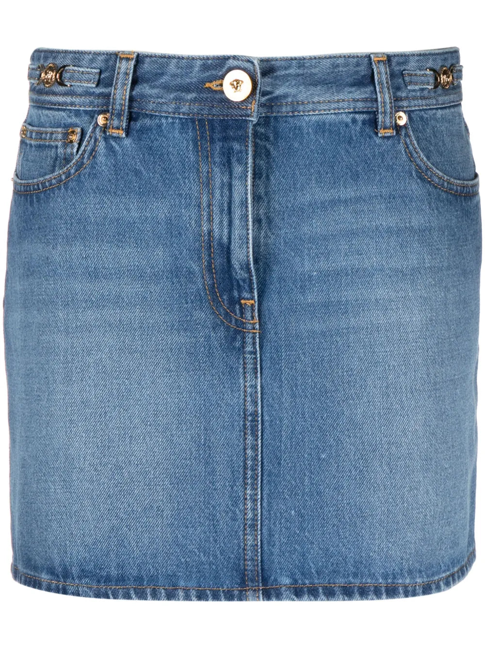 Medusa '95 Denim Miniskirt