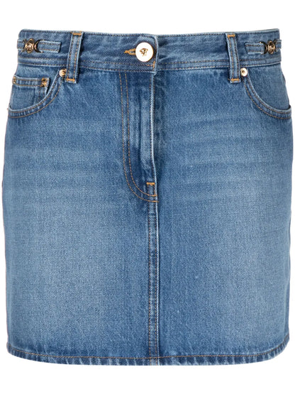 Medusa '95 Denim Miniskirt