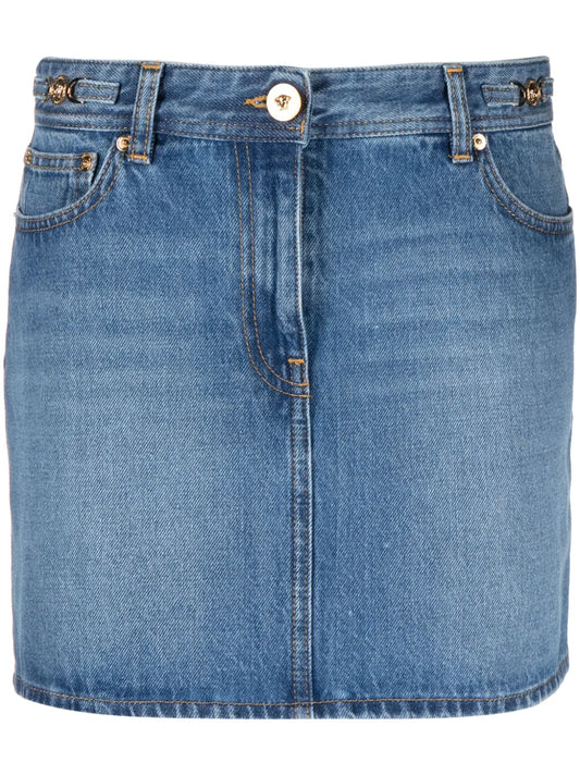 Medusa '95 Denim Miniskirt