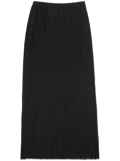 Pleated Maxi Skirt