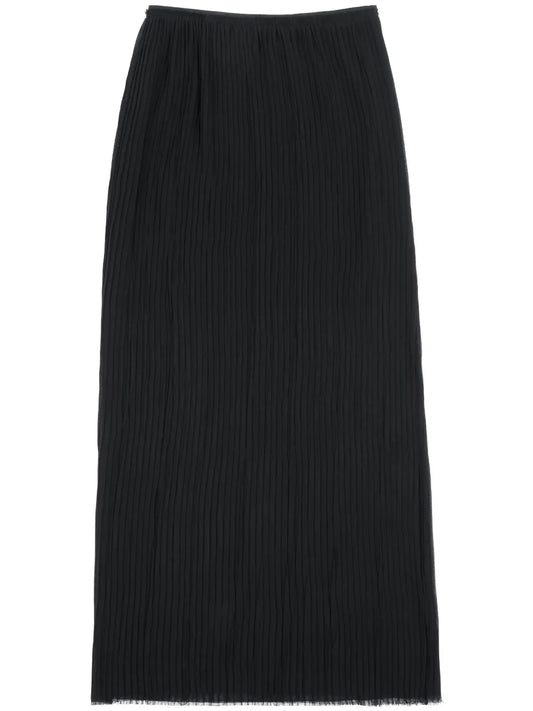 Pleated Maxi Skirt