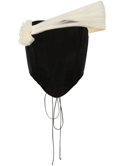 Bloom Corset-Style Silk Top