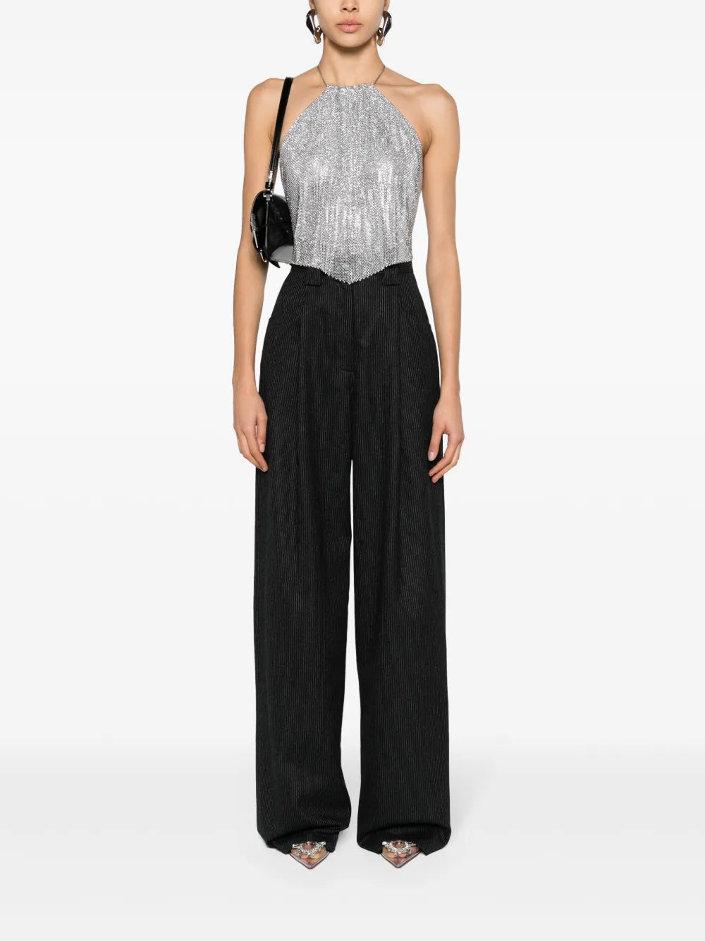 Paper Rock Chainmail Halterneck Top