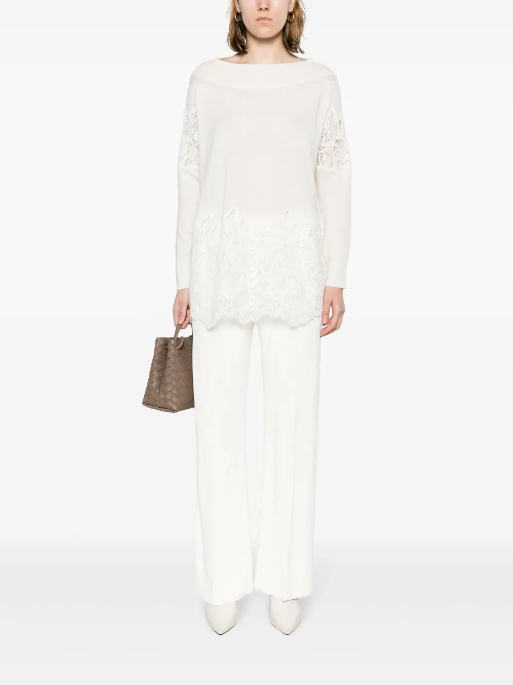Seam-Detail Drawstring Trousers