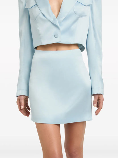 Doris Satin Miniskirt