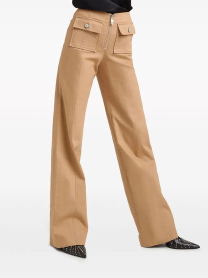 Azure Wide-Leg Trousers