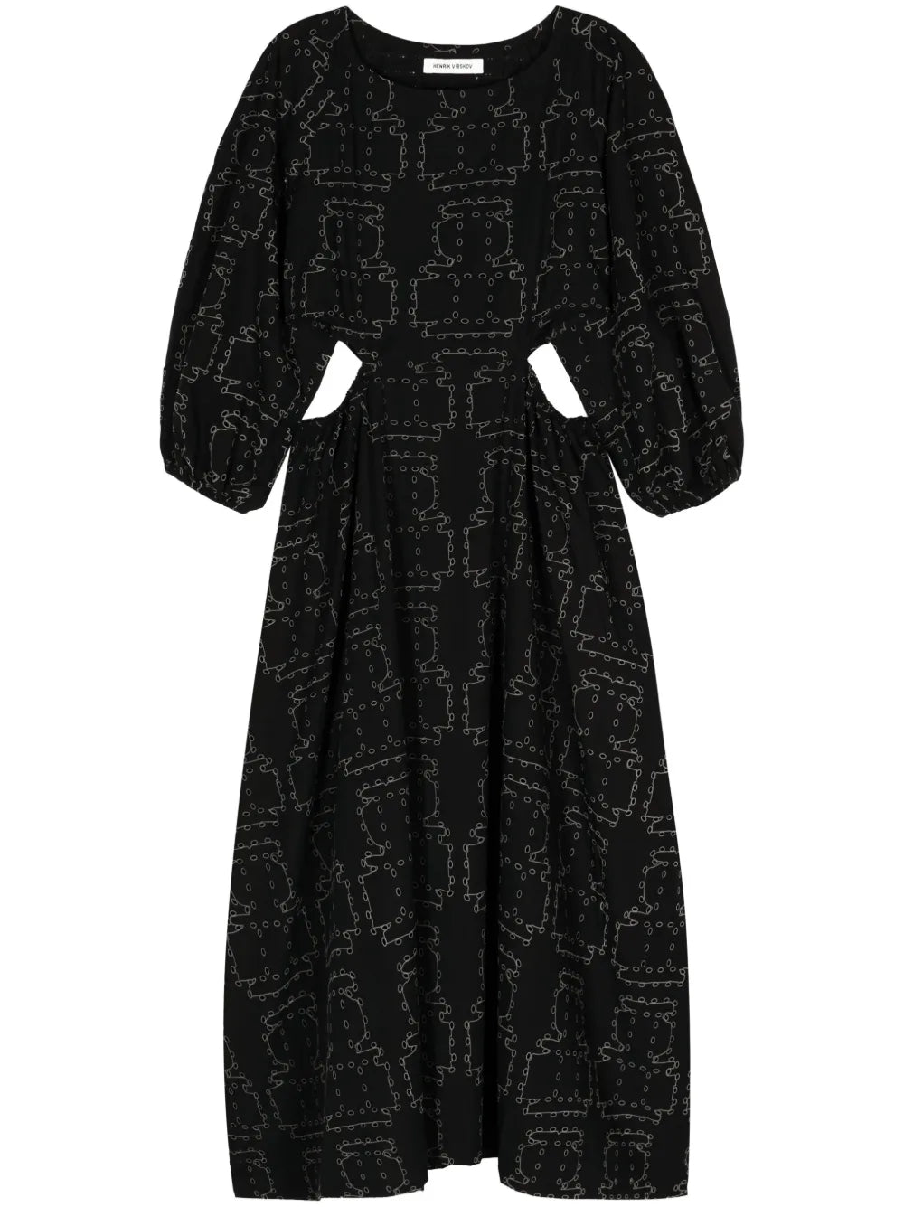 Delivery Cut-Out Perforated Dress