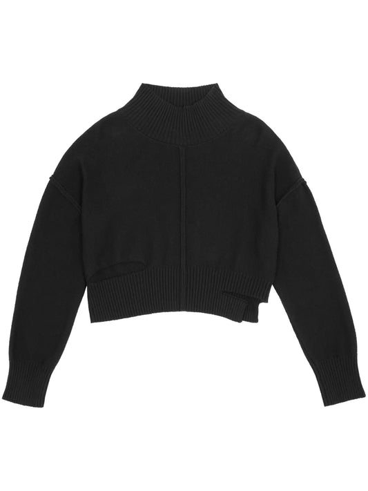 High-Neck Cut-Out Jumper
