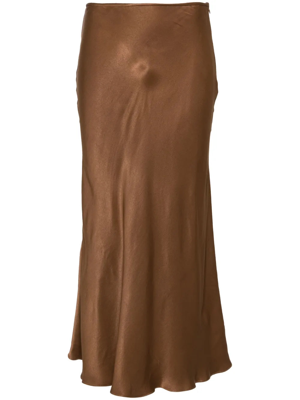 Sunny Satin Midi Skirt