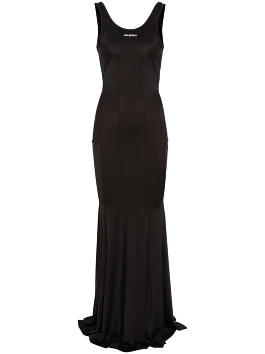 Logo-Appliqué Maxi Dress