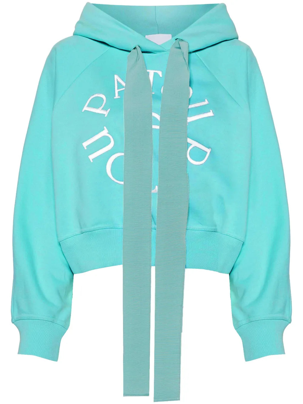 Medallion Embroidered-Logo Hoodie
