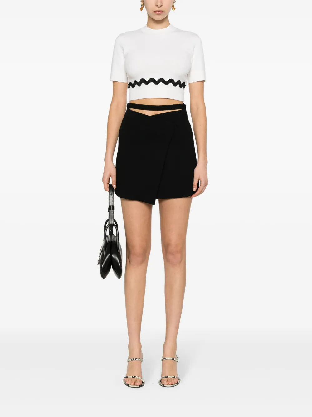 Wraparound Mini Skirt